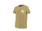 Kaki heren T-shirt met ronde hals en «Summer Wave» opdruk.