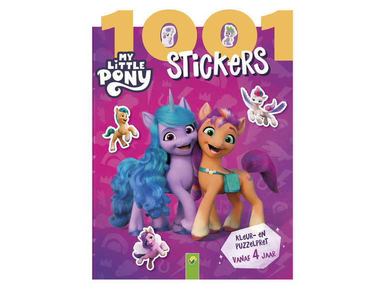Puzzel- en stickerboek voor kinderen (1001 stickers My Little Pony)
