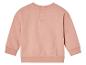 Een roze longsleeve trui met lange mouwen voor baby's.