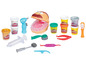 Play-Doh tandartsset met mondmodel, gereedschap en klei.