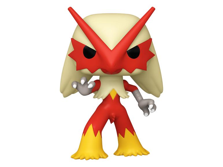 Verzamelbare videogamefiguur met rood lichaam en gele voeten