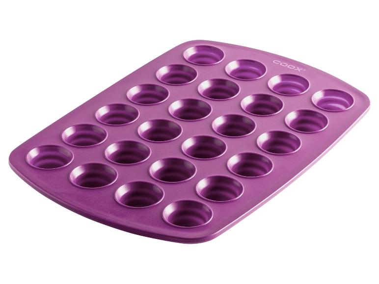 Paarse bakvorm voor 24 mini muffins of cupcakes