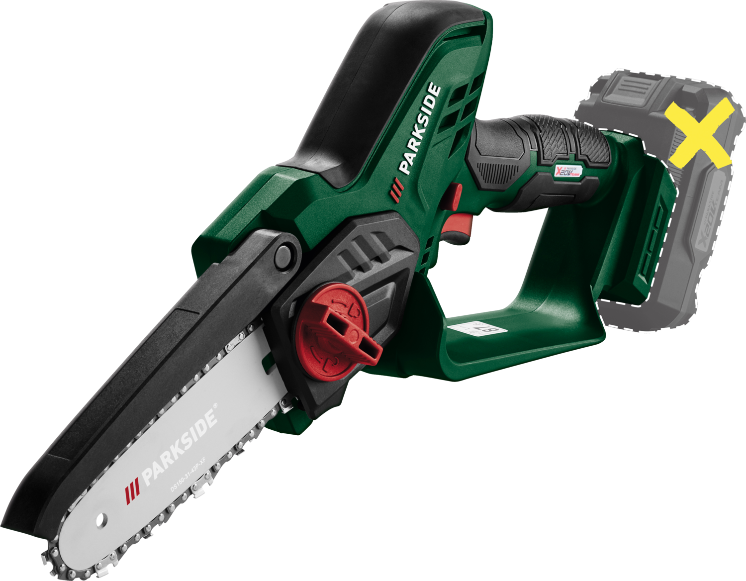 PARKSIDE Accu-houtzaag 20 V zonder accu en lader