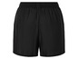 Zwarte shorts met elastische tailleband.