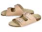 Esmara beige sandalen met dubbele gespen en kurken zool.