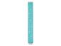 Turquoise cilindrische lamp met wit sterrenpatroon