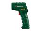 Een groen en zwart PARKSIDE laserthermometer met een rode trekker.
