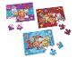 Drie puzzels met de Paw Patrol-personages.
