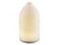 Witte aromadiffuser met warm licht en bedieningsknoppen