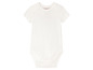 Witte baby romper van Lupilu met korte mouwen.