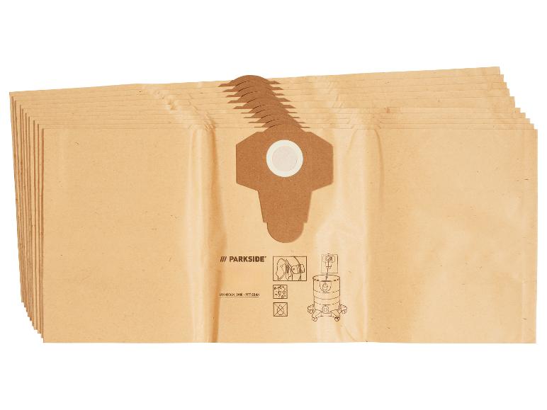 Tien Parkside stofzuigerzakken.