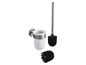 Toiletborstelset met houder en twee borstels.