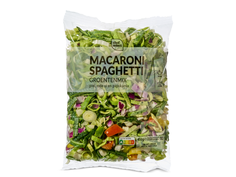 Chef Select & You macaroni spaghetti groentenmix, 450g