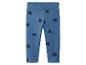 Blauwe kinderlegging met hartjes