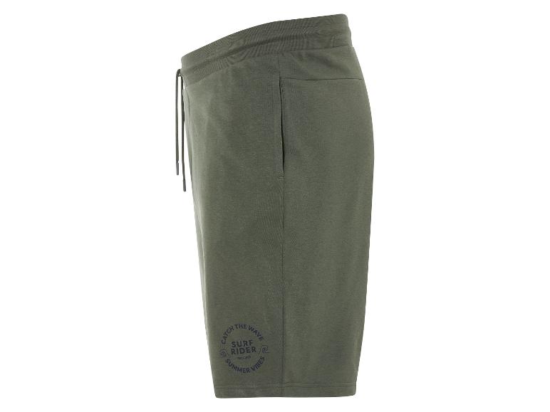 Olijfgroene Surf Rider shorts, zomerse stijl.