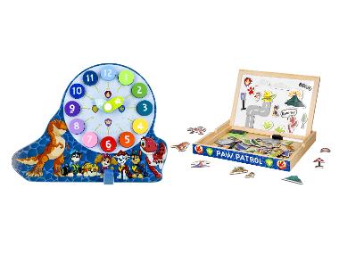 LUPILU® Houten klok of magneetbord Paw Patrol