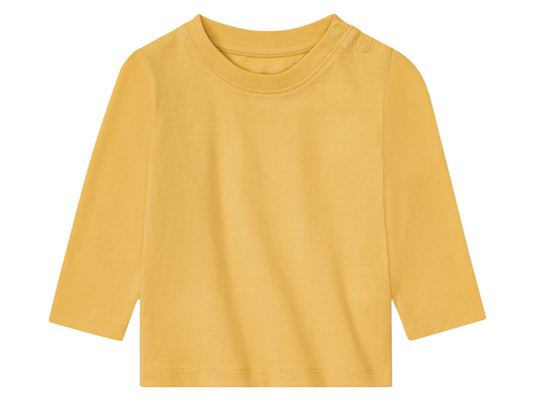 Ga naar volledige schermweergave: lupilu® Baby shirts met lange mouwen, 2 stuks, van zuivere bio-katoen - afbeelding 4