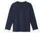 Donkerblauw lang mouw shirt voor kinderen.
