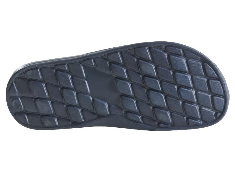 Donkerblauwe sandaalzool met antislip patroon