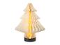 Decoratieve papieren kerstboom met interne verlichting