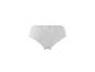 Witte geribbelde slip met hoge taille