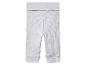 Grijze geribbelde baby legging
