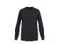 Donkerblauw herenshirt met lange mouwen en knoopsluiting.