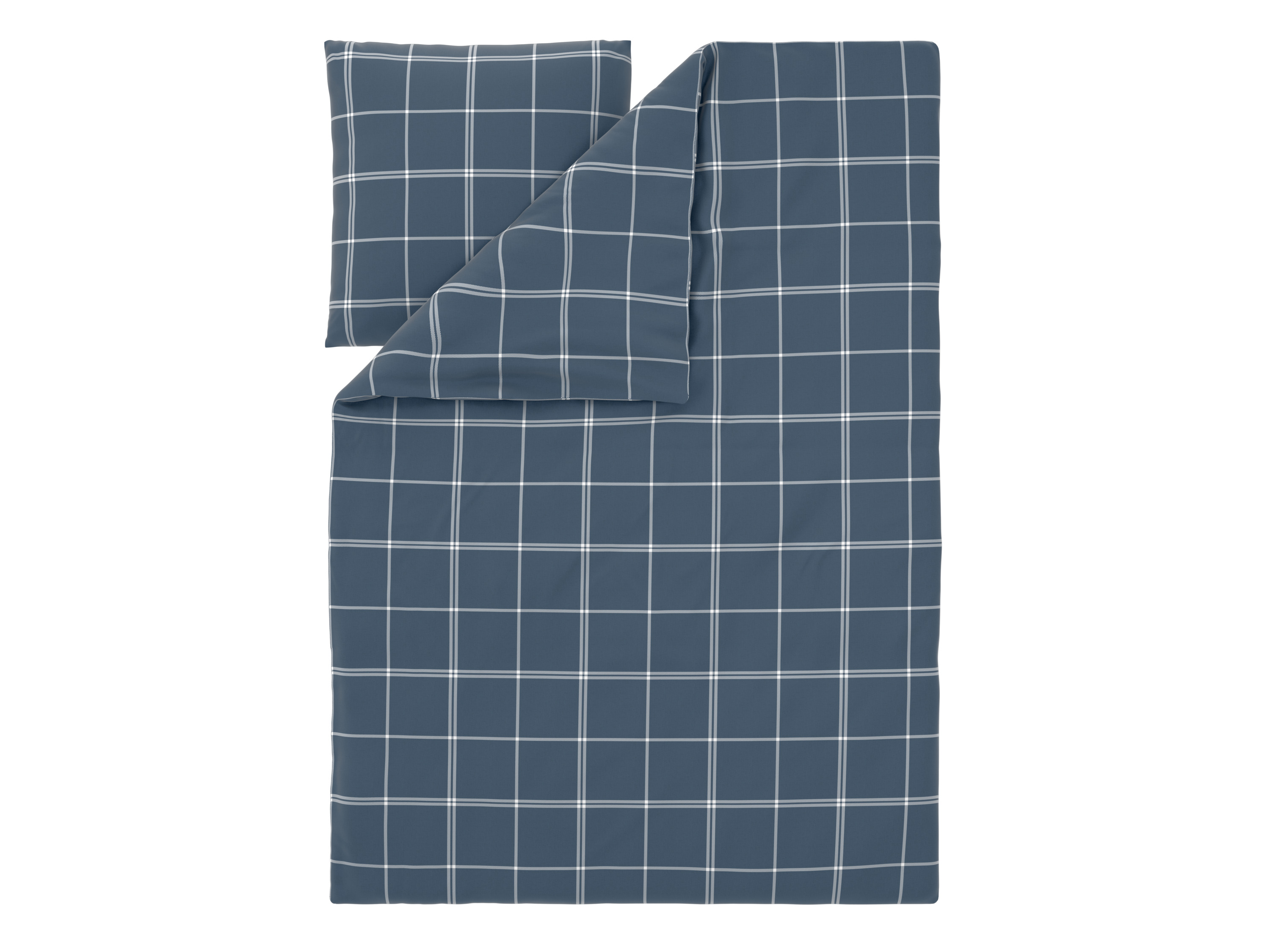 LIVARNO Dekbedovertrek 140 x 200 cm (Blauw) afbeelding