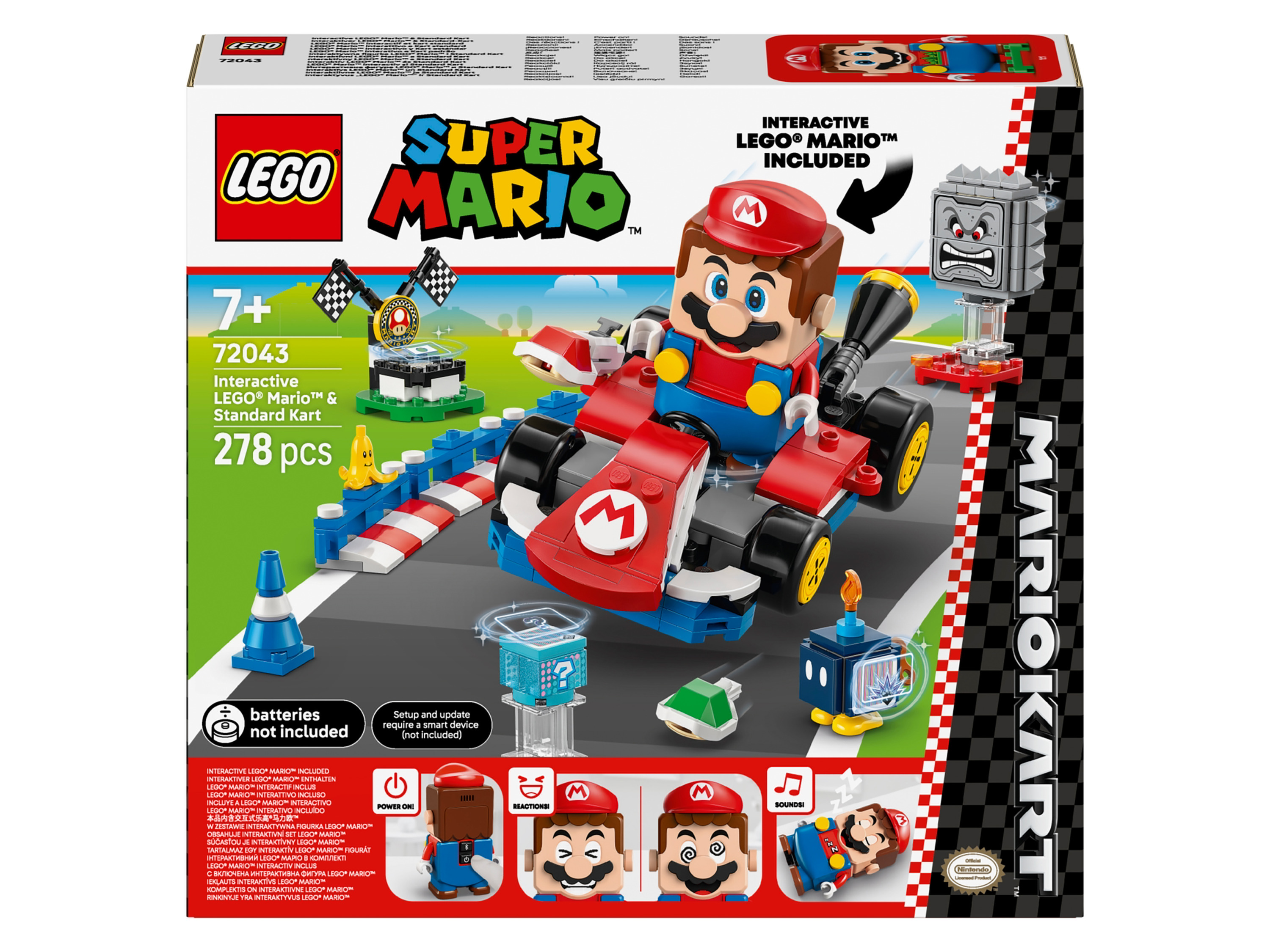 LEGO Super Mario 72043 Interactieve Mario en standaardkart