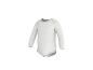 Witte romper met lange mouwen voor baby's