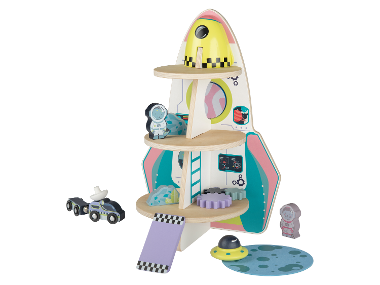 Playtive Houten speelgoed raket