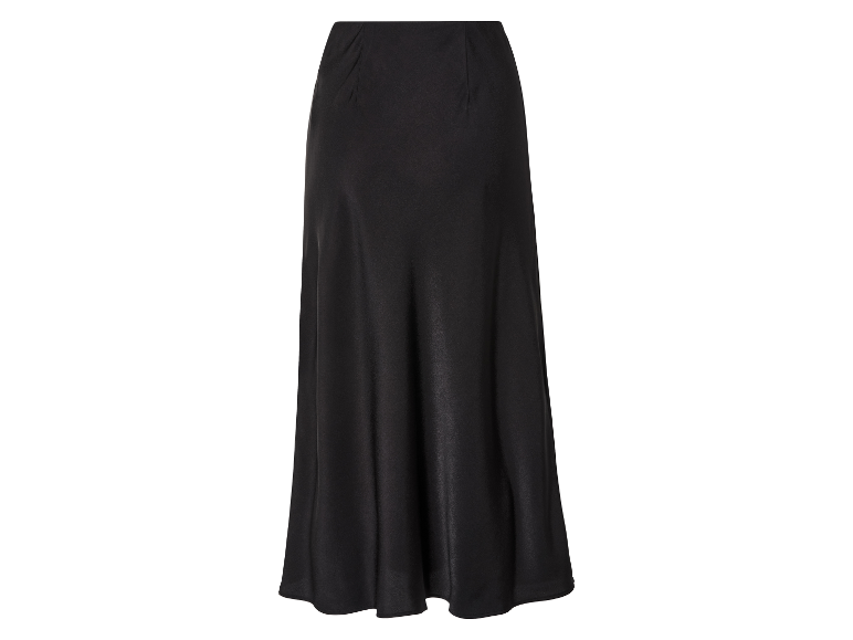 Lange zwarte rok.