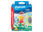 Playmobil Special Plus voetbalset met doel en speler.