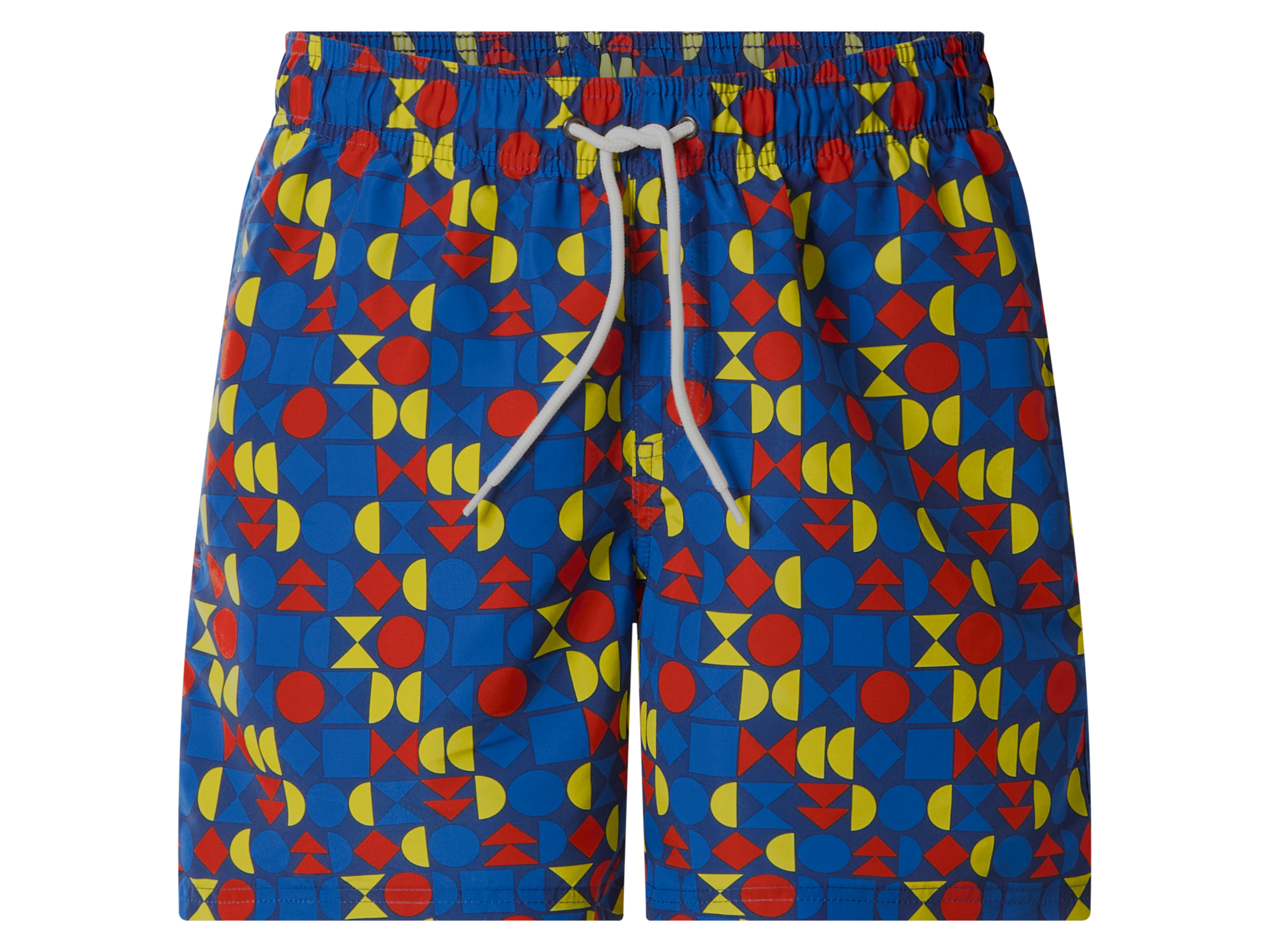 Lidl heren zwembroek (marine/rood/geel, XL)