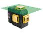 Groen en zwart laserwaterpas met groene laserlijn, 30 jaar opgericht 1996
