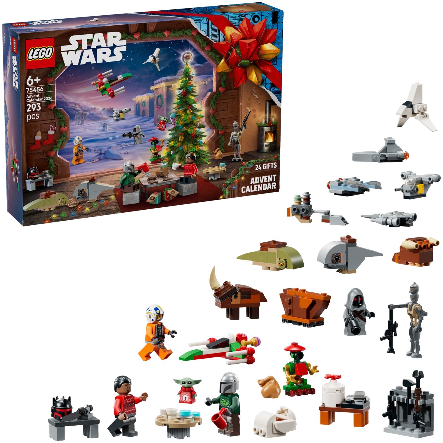 LEGO Adventskalender 2026 Disney Princess - 43298 of Star Wars - 75456