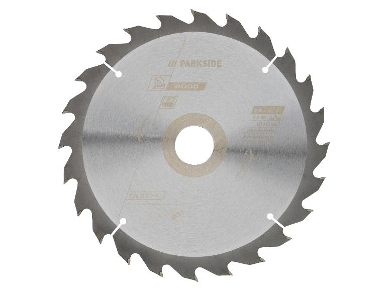 Cirkelzaagblad voor hout met 24 tanden, 210 mm diameter