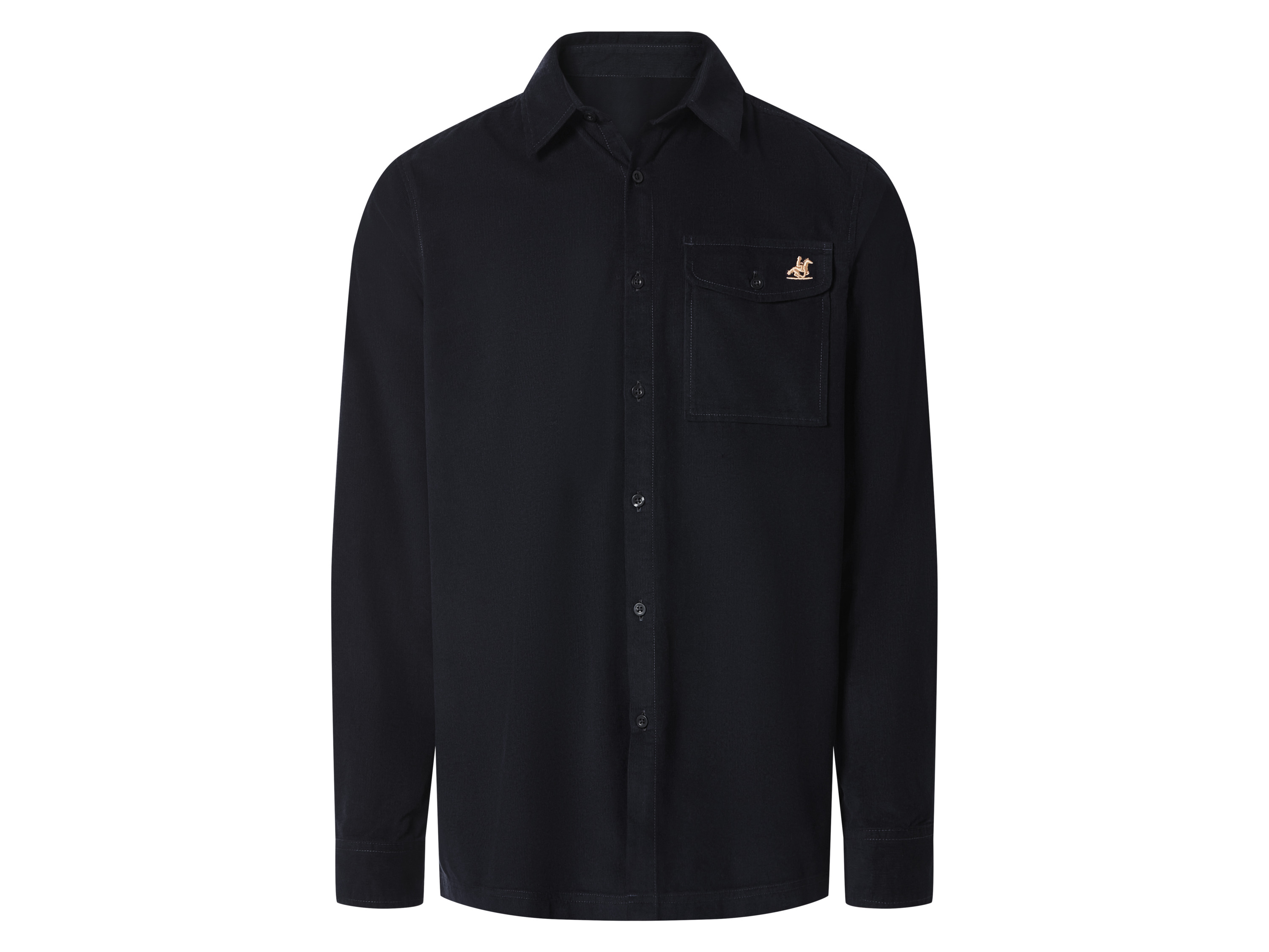 esmara Men Corduroy heren overhemd (Marineblauw, XL)