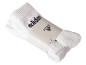 Witte Adidas sokken met logo en maatinformatie