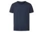 Donkerblauw heren T-shirt met korte mouwen