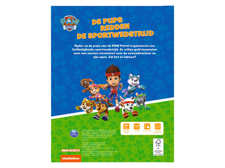 De PAW Patrol pups doen mee aan een sportwedstrijd om geld in te zamelen voor de circusdirecteur.
