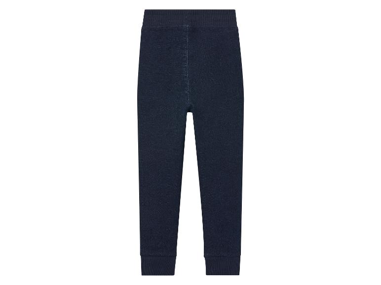 Donkerblauwe jeans voor kinderen.
