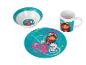 Gabby's Dollhouse eetservies met kom, bord en mok.