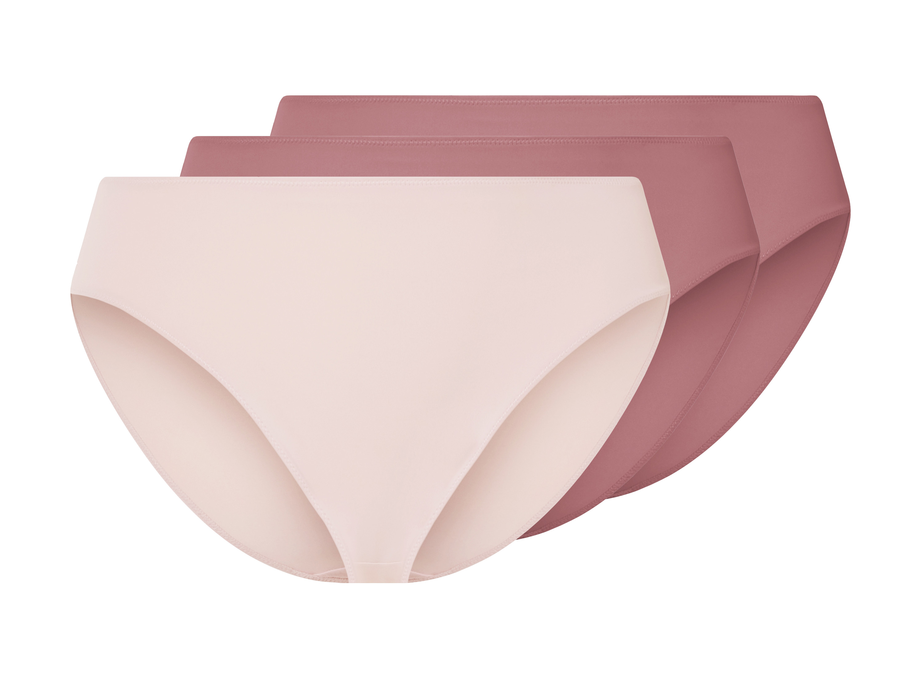 esmara Set van 3 dames onderbroeken (Roze/lichtroze, XL (48/50))