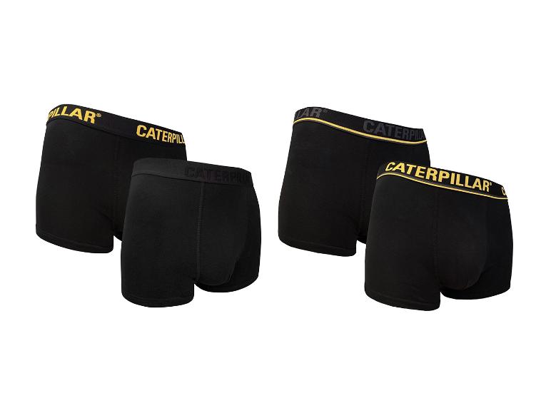 Twee zwarte boxershorts van Caterpillar.