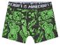 Minecraft boxershorts voor kinderen, groen-zwart dessin.