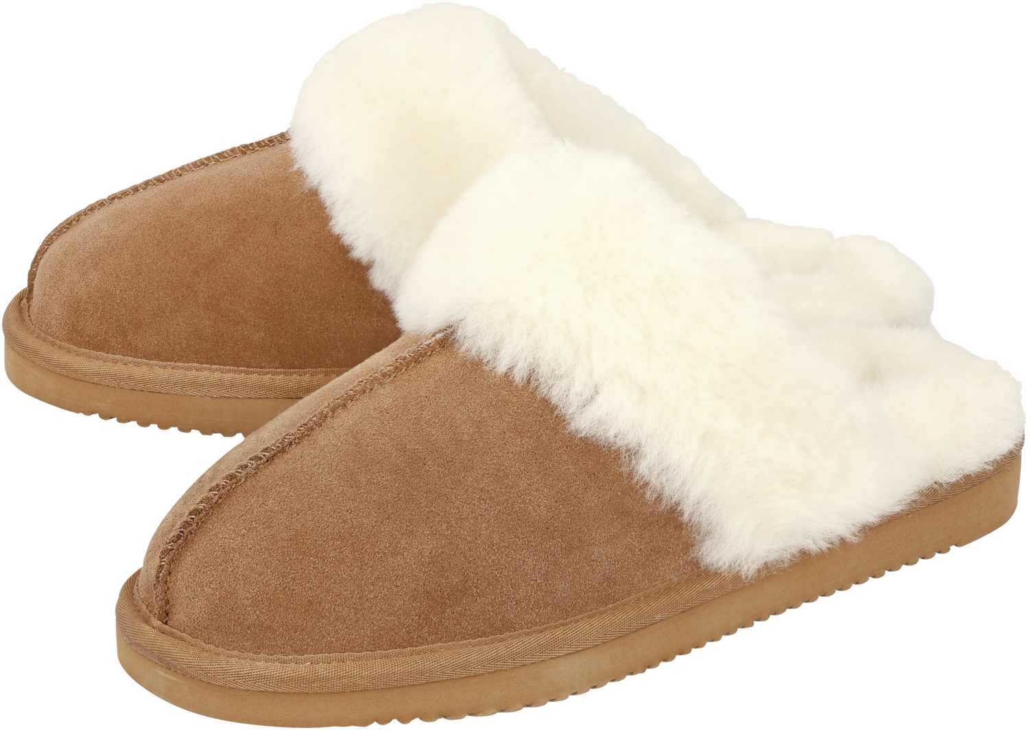 esmara Heren pantoffels lamsvacht (Bruin, 43)