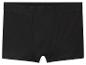 Zwarte herenboxershorts met elastische tailleband.