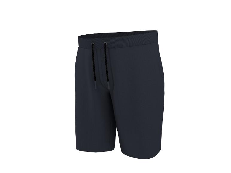Donkerblauwe sportshort met trekkoord