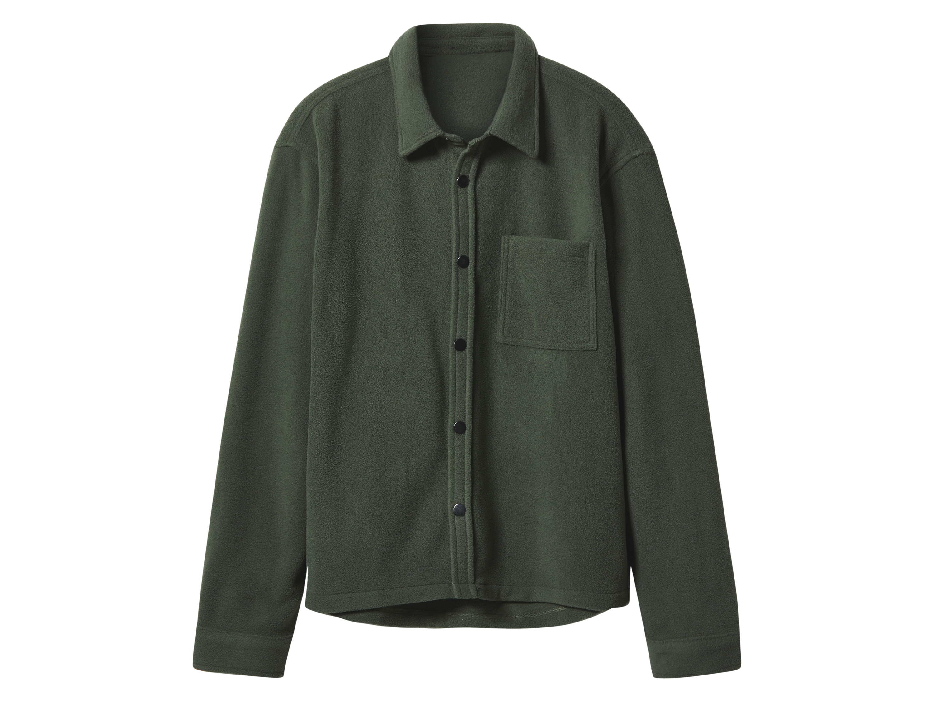 esmara Men Fleece heren overhemd (Kaki, XL)